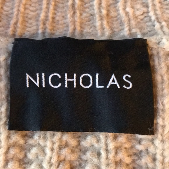 NICHOLAS Chunky Knit Alpaca Sweater Cardigan - Picture 11 of 14